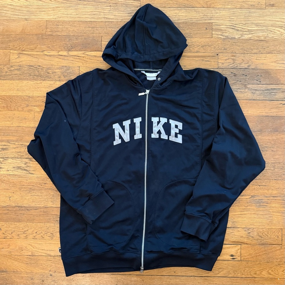 Vintage Y2K Nike Spell-Out Full-Zip Hoodie